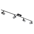 Blocs 4Lt Split Bar Spotlight - Chrome & Clear Glass