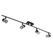 Blocs 4Lt Split Bar Spotlight - Chrome & Clear Glass