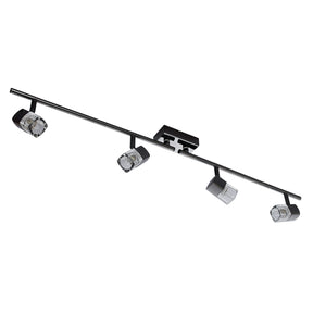 Blocs 4Lt Split Bar Spotlight - Chrome & Clear Glass