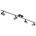 Searchlight Electric Blocs 4Lt Split Bar Spotlight - Chrome & Clear Glass 9884BC
