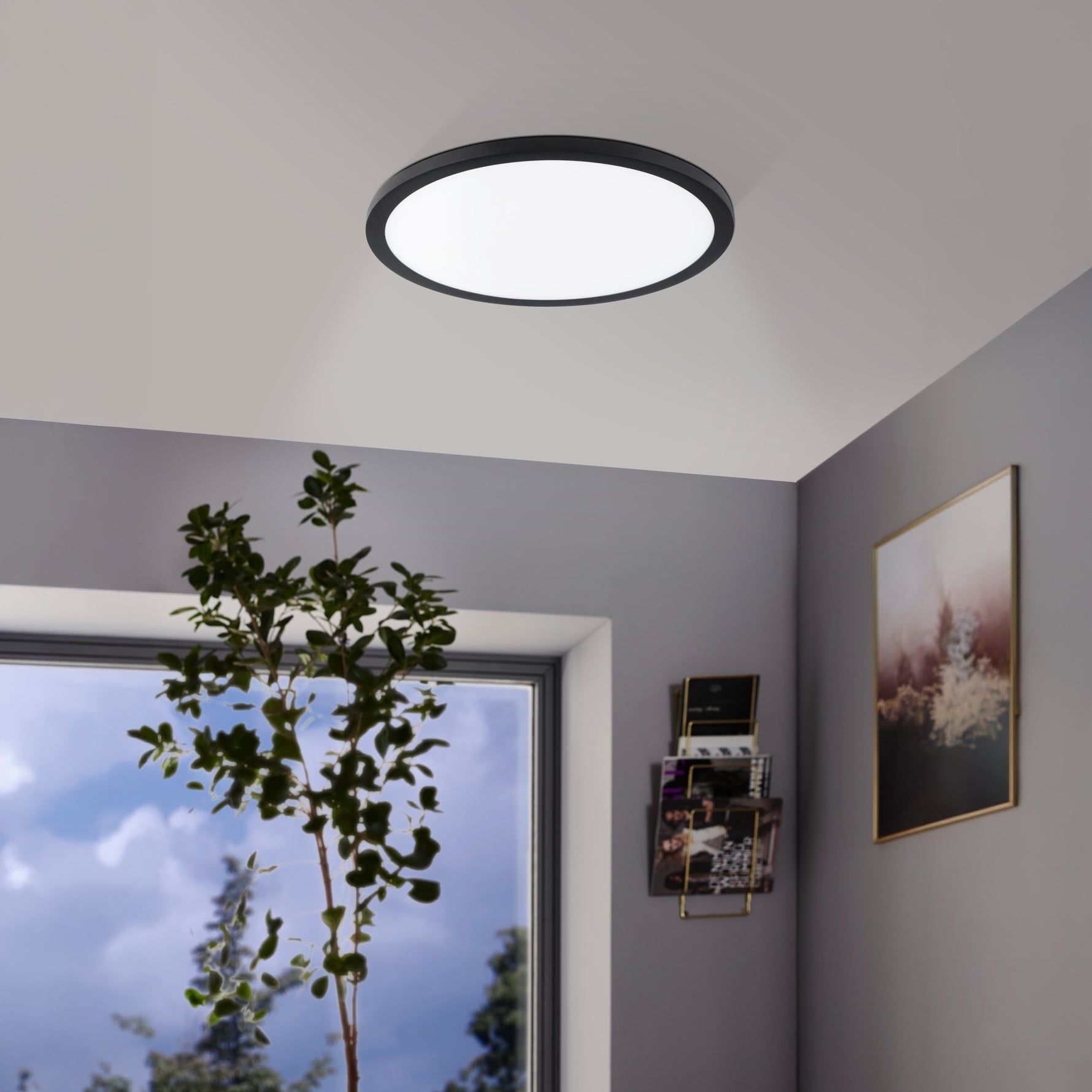 Eglo EU FUEVA FLEX LED Recessed Light – Black Aluminium, Warm White, Flexible Cut?Out, Indoor Lighting product image - Endon Lighting from First Light Direct with great prices and fast UK delivery