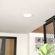 Eglo EU FUEVA FLEX LED Recessed Light – White Aluminium, Neutral White, Flexible Cut?Out, Indoor Lighting