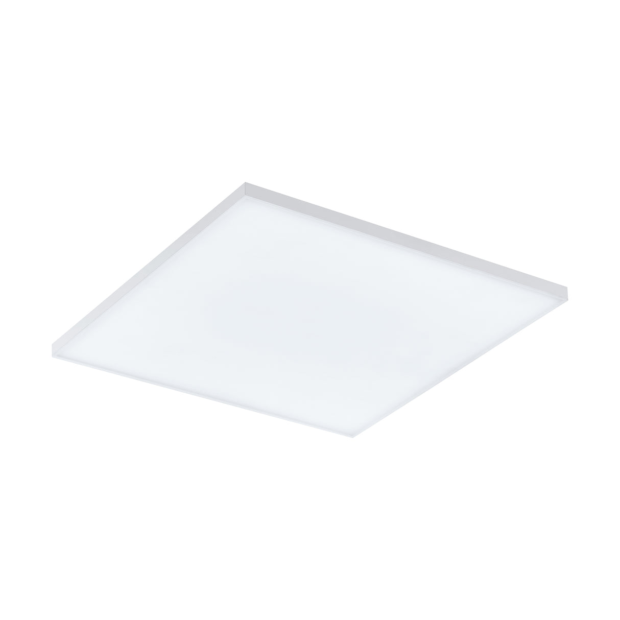 Eglo EU Turcona Steel White LED Ceiling Light, Square 45cm