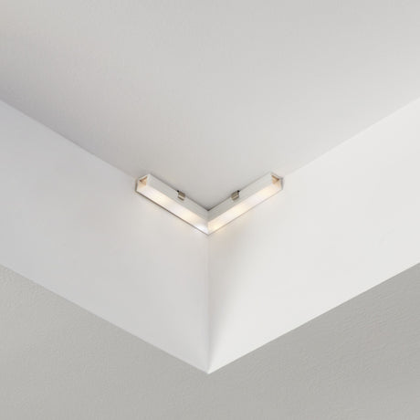 Eglo EU SURFACE PROFILE?2 Aluminium Profile – White, 110?mm, Surface Mount LED Strip Accessory