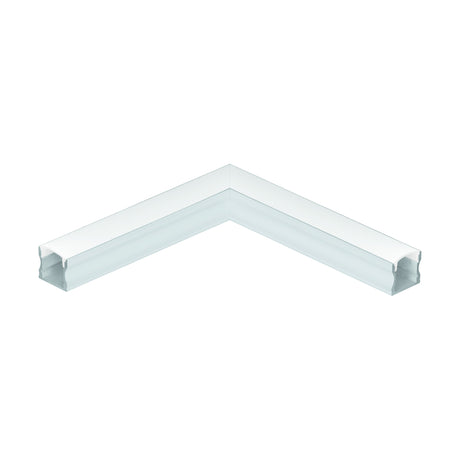 Eglo EU SURFACE PROFILE?2 Aluminium Profile – White, 110?mm, Surface Mount LED Strip Accessory