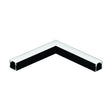 Eglo EU SURFACE PROFILE?2 Aluminium Profile – Anodised Black, 110?mm, Surface Mount LED Strip Accessory