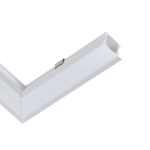 Eglo EU RECESSED PROFILE?2 Aluminium Profile – 110?mm, Recessed Mount LED Strip Accessory