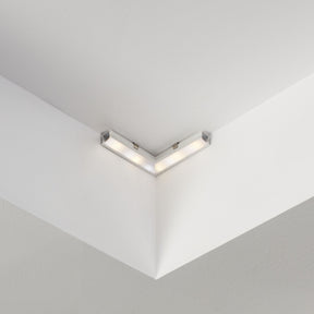 Eglo EU RECESSED PROFILE?2 Aluminium Profile – White, 110?mm, Recessed Mount LED Strip Accessory