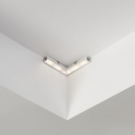 Eglo EU RECESSED PROFILE?2 Aluminium Profile – White, 110?mm, Recessed Mount LED Strip Accessory