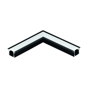 Eglo EU RECESSED PROFILE?2 Aluminium Profile – Anodised Black, 110?mm, Recessed Mount LED Strip Accessory