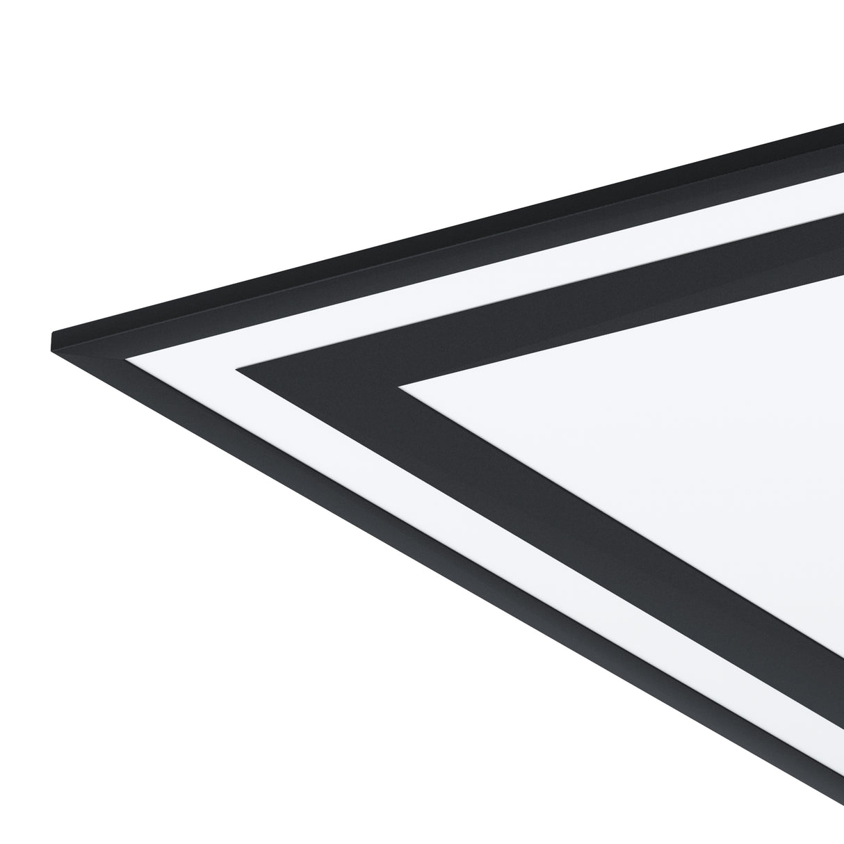 Eglo EU Savatarila Aluminium & Plastic Black Modern LED Ceiling Light