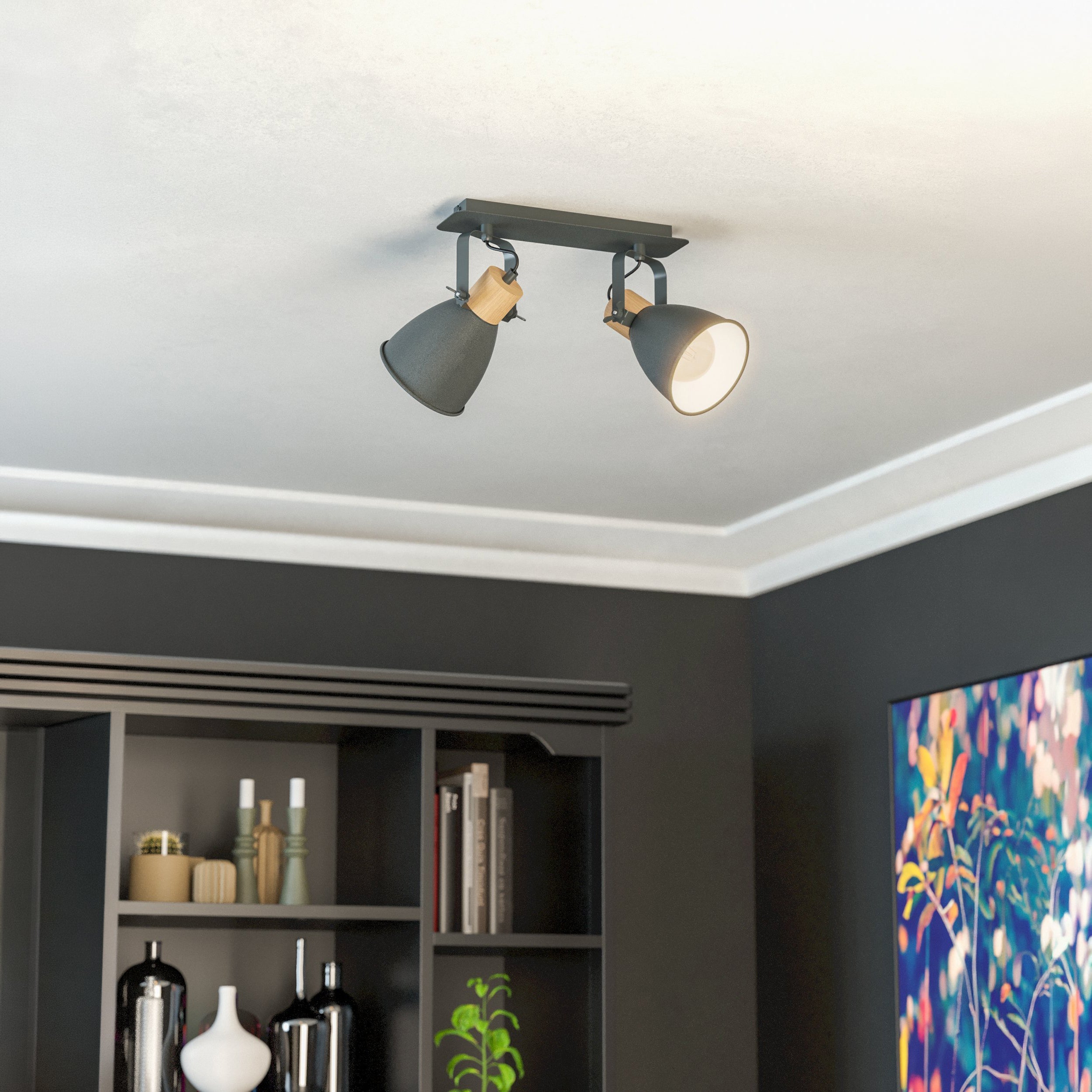 Eglo EU Miniere White Pendant Light