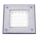 Walkover LED Recessed Square Walkover - Stainless Steel