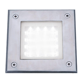 Walkover LED Recessed Square Walkover - Stainless Steel