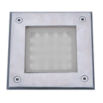 Searchlight Electric Walkover LED Recessed Square Walkover - Stainless Steel 9909WH