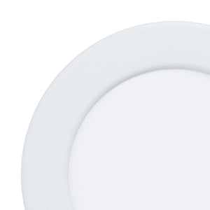 Eglo EU Fueva 5 White LED Round Recessed Light, 11.7cm, 3000K