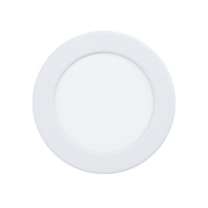 Eglo EU Fueva 5 White LED Round Recessed Light, 11.7cm, 3000K