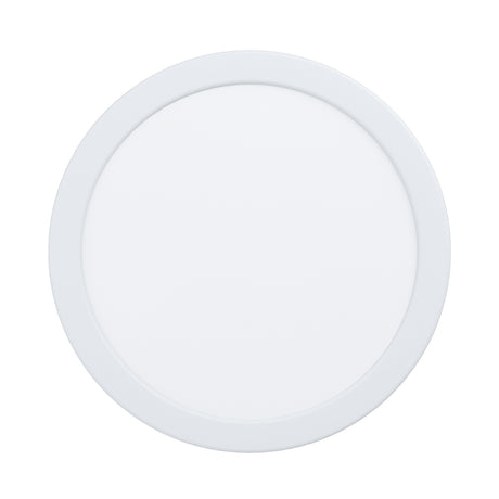 Eglo EU FUEVA?5 LED Recessed Light – White Steel, Warm White, Round Ceiling Downlight, Indoor Lighting