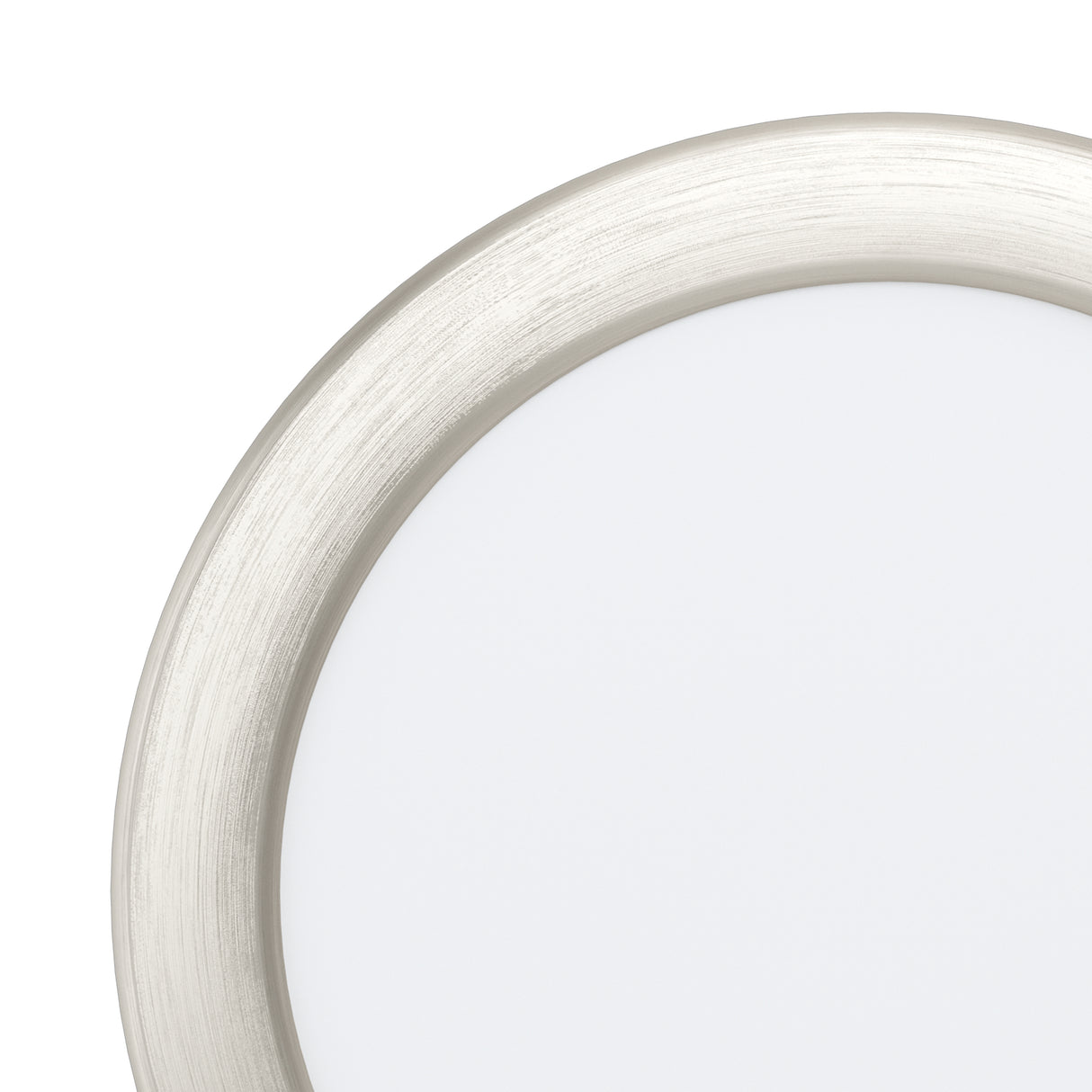 Eglo EU Fueva 5 LED Round Satin Nickel Steel Recessed Light, 16.6cm