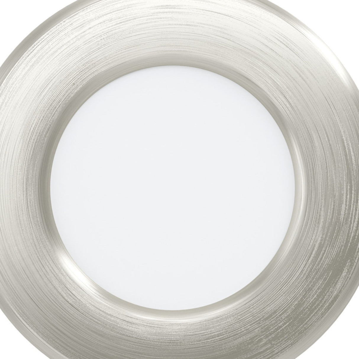 Eglo EU Fueva 5 Satin Nickel LED Round Set of 3 Recessed Light, 8.6cm, 3000K