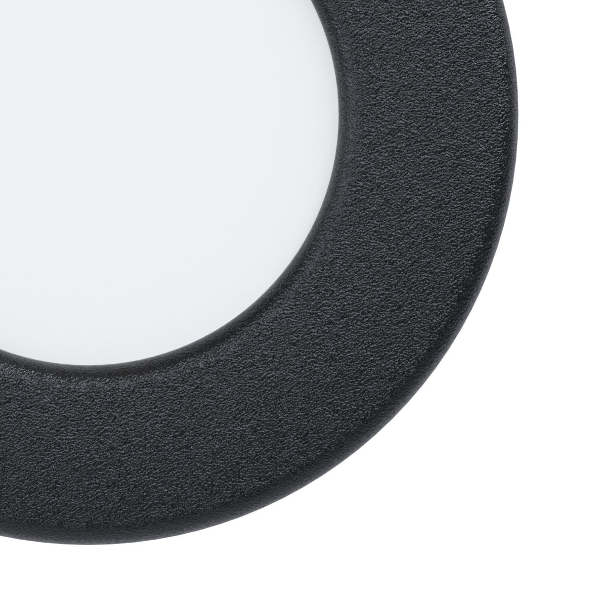 Eglo EU Fueva 5 Black LED Round Recessed Light, 8.6cm, 3000K