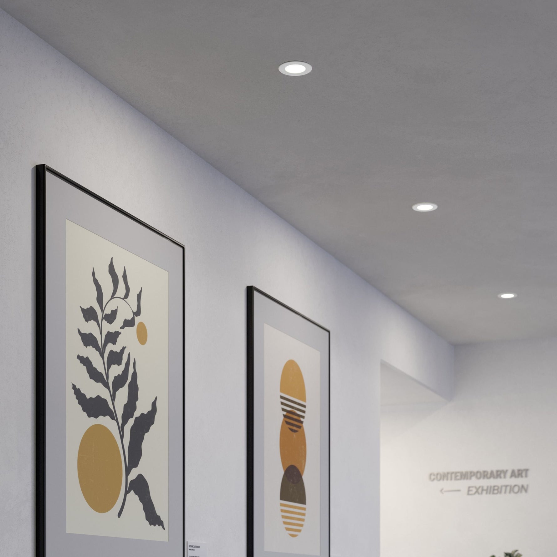 Eglo EU Fueva 5 Satin Nickel LED Round Recessed Light, 8.6cm, 4000K product image - Endon Lighting from First Light Direct with great prices and fast UK delivery