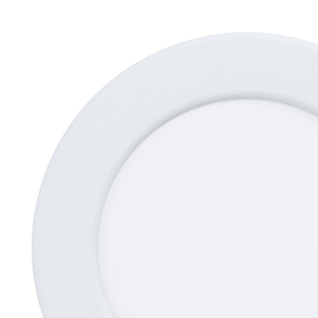 Eglo EU Fueva 5 White LED Round Recessed Light, 11.7cm, 4000K