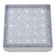 Walkover Outdoor Recessed - White Metal & Polycarbonate