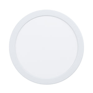 Eglo EU FUEVA?5 LED Recessed Light – White Steel, Neutral White, Round Ceiling Downlight, Indoor Lighting