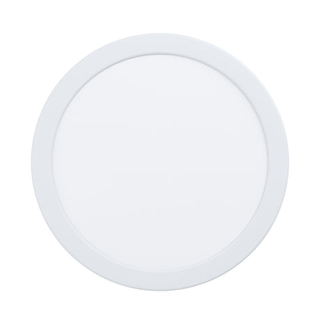 Eglo EU FUEVA?5 LED Recessed Light – White Steel, Neutral White, Round Ceiling Downlight, Indoor Lighting