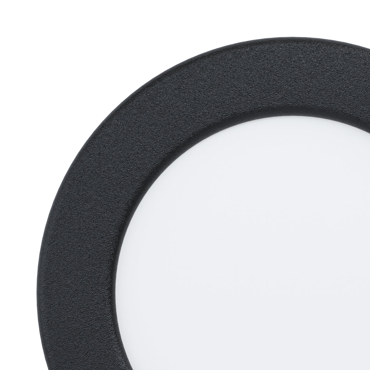 Eglo EU Fueva 5 Black LED Round Recessed Light, 11.7cm, 4000K