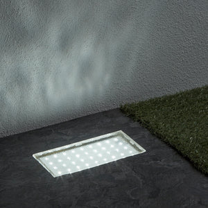 Searchlight Electric Walkover Outdoor Recessed - White Metal & Polycarbonate 9915WH