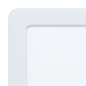Eglo EU Fueva 5 White LED Square Recessed Light, 11.7cm, 3000K