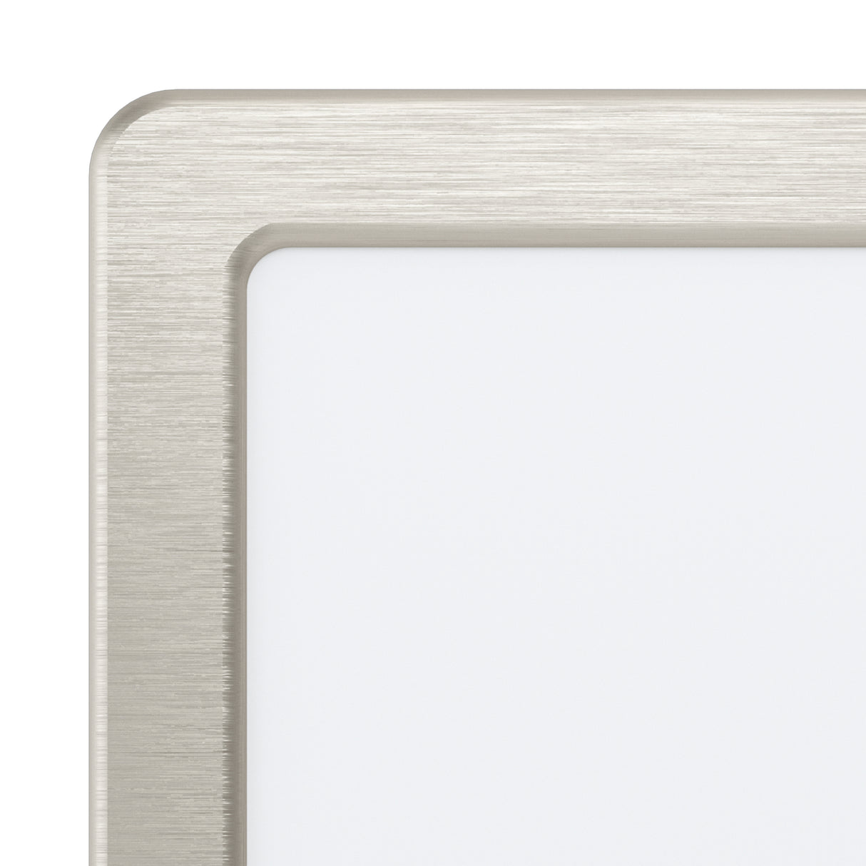 Eglo EU Fueva 5 LED Square Satin Nickel Steel Recessed Light, 16.6cm