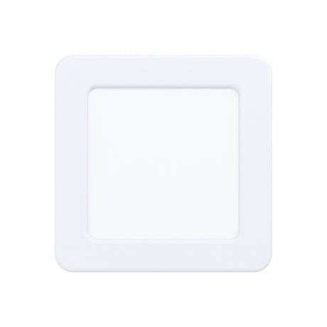 Eglo EU Fueva 5 White LED Square Recessed Light, 11.7cm, 4000K