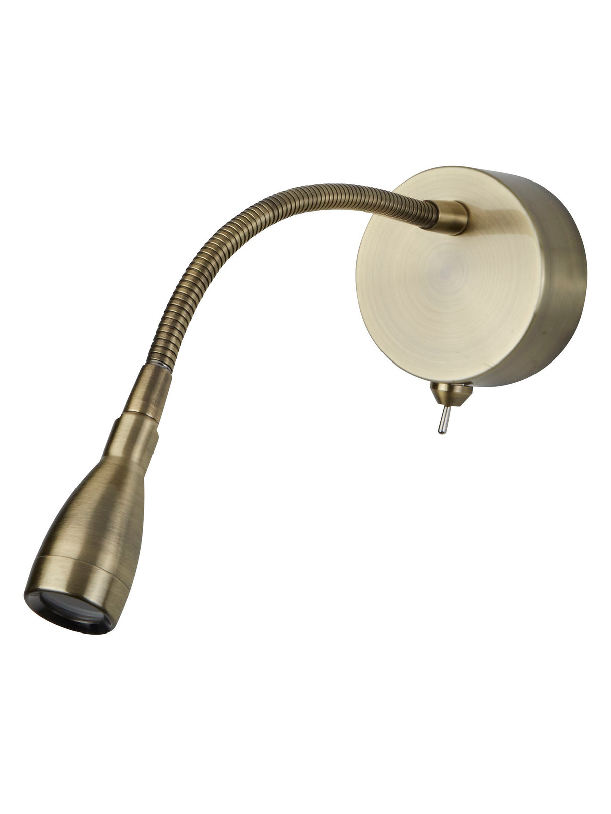 Searchlight Electric Flexy Wall Light  - Antique Brass Metal 9917AB