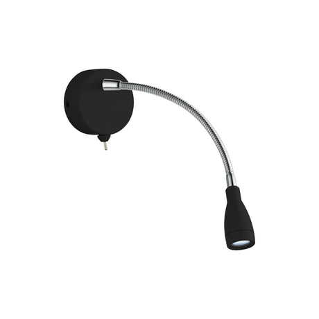 Flexy Wall Light - Matt Black Metal
