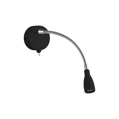 Searchlight Electric Flexy Wall Light - Matt Black Metal 9917BK