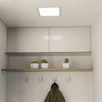 Eglo EU FUEVA?5 LED Recessed Light – White Steel, Neutral White, Square Ceiling Downlight, Indoor Lighting