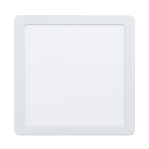 Eglo EU FUEVA?5 LED Recessed Light – White Steel, Neutral White, Square Ceiling Downlight, Indoor Lighting