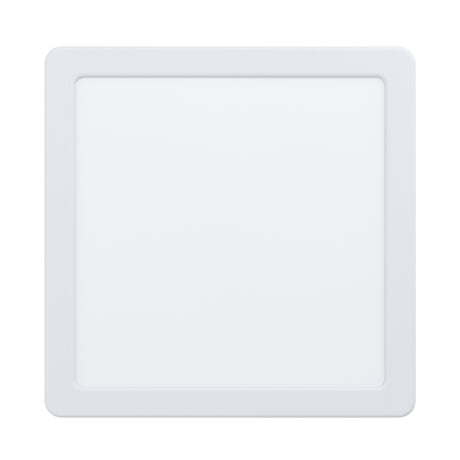 Eglo EU FUEVA?5 LED Recessed Light – White Steel, Neutral White, Square Ceiling Downlight, Indoor Lighting