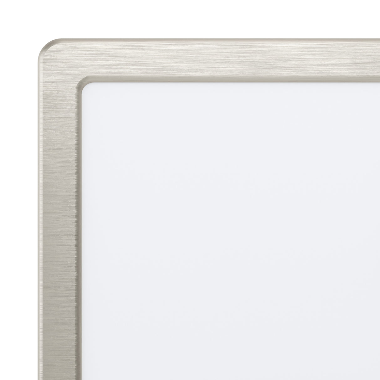 Eglo EU Fueva 5 LED Square Satin Nickel Steel Recessed Light, 16.6cm, 4000K