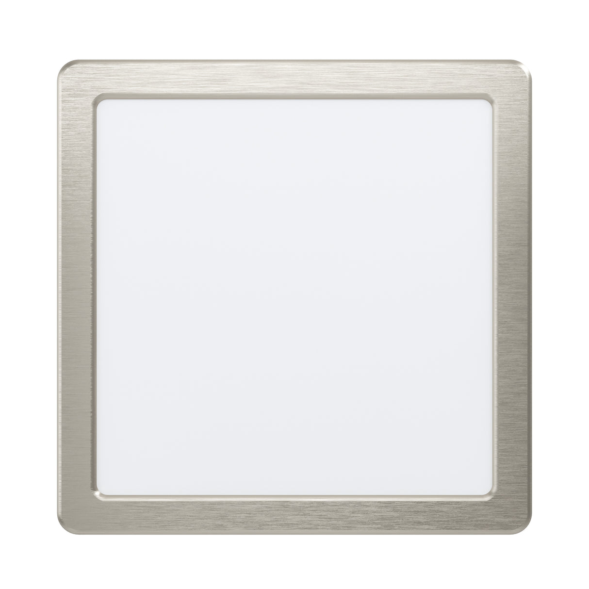 Eglo EU FUEVA?5 LED Recessed Light – Satin Nickel Steel, Neutral White, Square Ceiling Downlight, Indoor Lighting