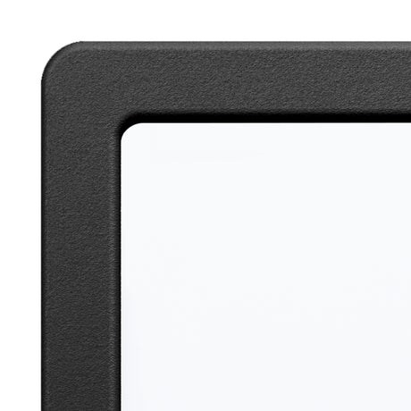 Eglo EU Fueva 5 Black LED Square Recessed Light, 11.7cm, 4000K