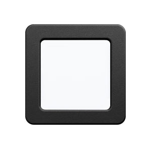 Eglo EU Fueva 5 Black LED Square Recessed Light, 11.7cm, 4000K