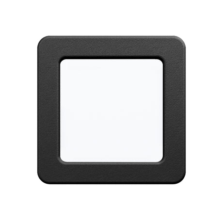 Eglo EU Fueva 5 Black LED Square Recessed Light, 11.7cm, 4000K