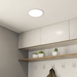 Eglo EU FUEVA?5 LED Recessed Light – White Steel, Warm White, Dimmable, Indoor Ceiling Downlight