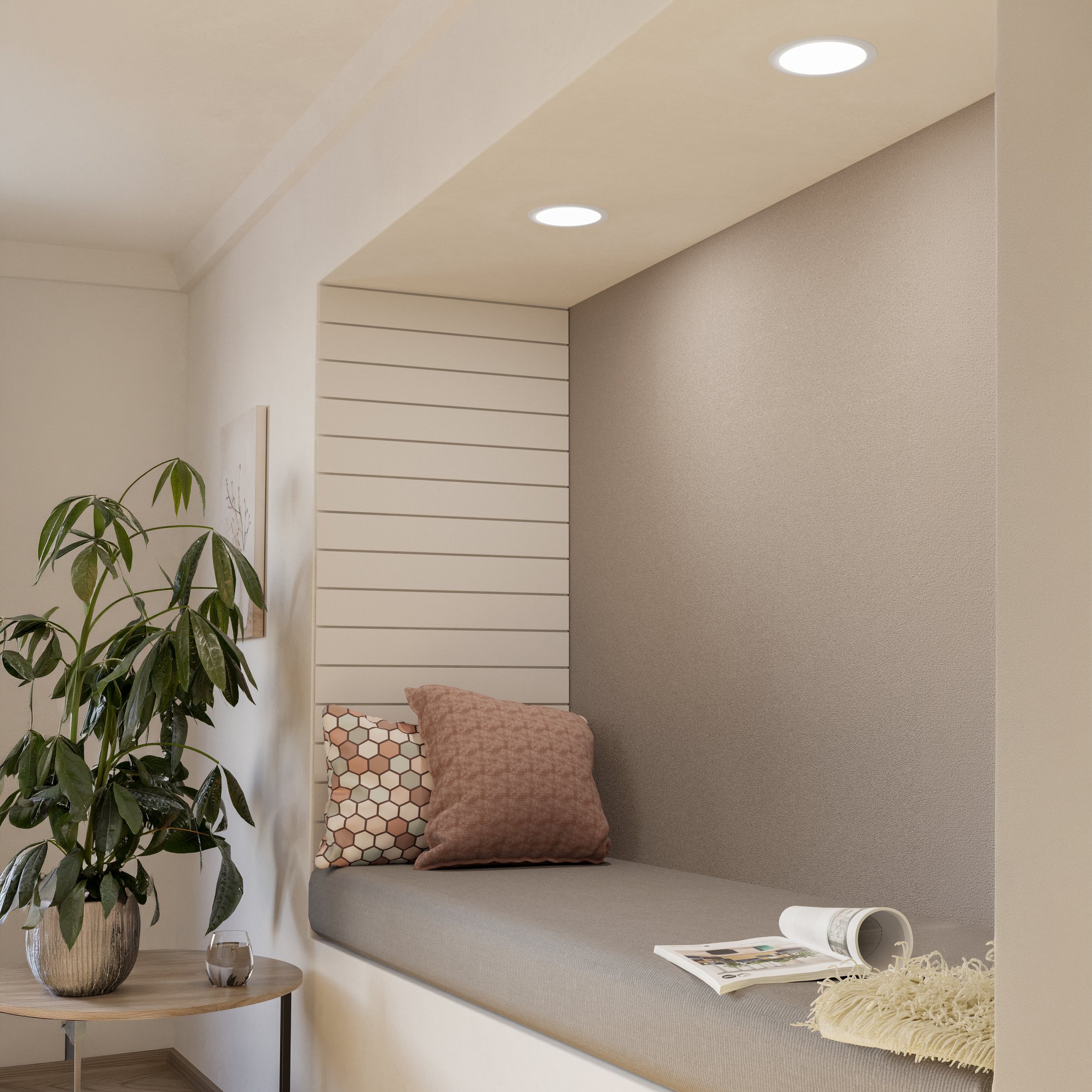 Eglo EU Rielves LED Wood & Black Steel Wall Light product image - Endon Lighting from First Light Direct with great prices and fast UK delivery