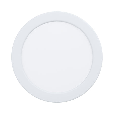 Eglo EU Fueva 5 LED Round White Steel Bathroom Recessed Light, 16.6cm