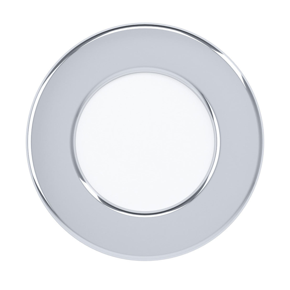 Eglo EU Fueva 5 Chrome LED Round Bathroom Recessed Light, 8.6cm, 3000K